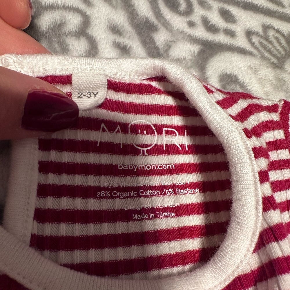 MORI Striped Baby dress